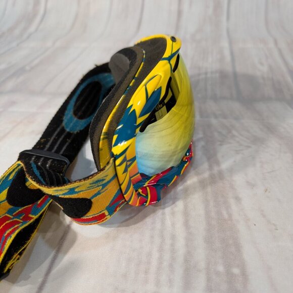 Oakley Fire Ski Snowboard Iridium HDO Mirror Lenses Splice Goggles Kaleidoscope - Picture 8 of 8